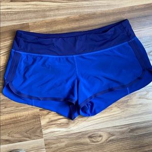 Lululemon * EuC size 8 blue shorts